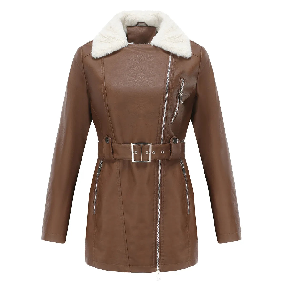 Alessia | Stilvolle Lammfelljacke für Damen winter 5