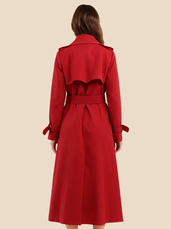 Amelie | Eleganter Trenchcoat für Damen mit Gürtel 1