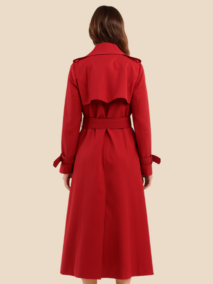 Amelie | Eleganter Trenchcoat für Damen mit Gürtel 1