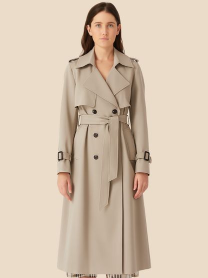 Amelie | Eleganter Trenchcoat für Damen mit Gürtel 11