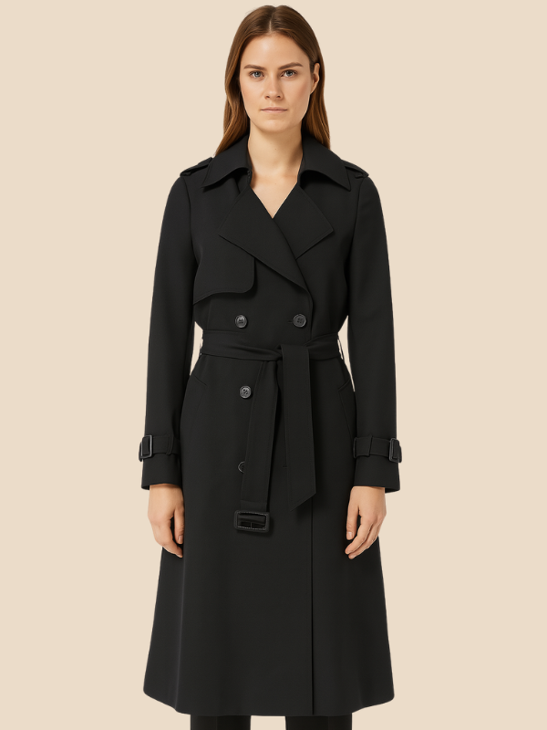 Amelie | Eleganter Trenchcoat für Damen mit Gürtel 14