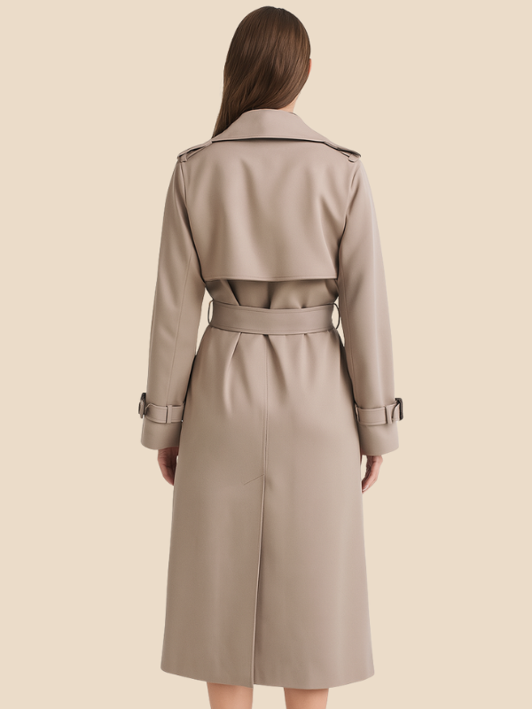 Amelie | Eleganter Trenchcoat für Damen mit Gürtel 3