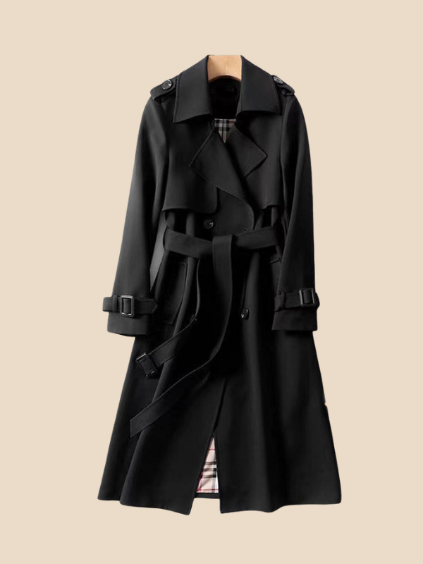 Amelie | Eleganter Trenchcoat für Damen mit Gürtel 8