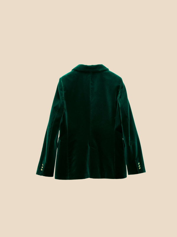 Camila | Eleganter Samtblazer für Damen tailliert 6