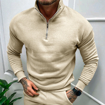 Leon | Lässiger Pullover für Herren mit Stehkragen 10