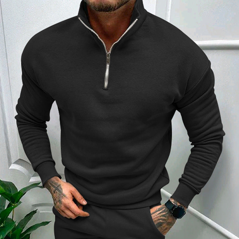 Leon | Lässiger Pullover für Herren mit Stehkragen 11