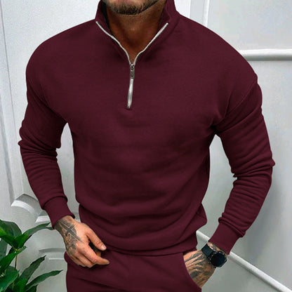 Leon | Lässiger Pullover für Herren mit Stehkragen 2