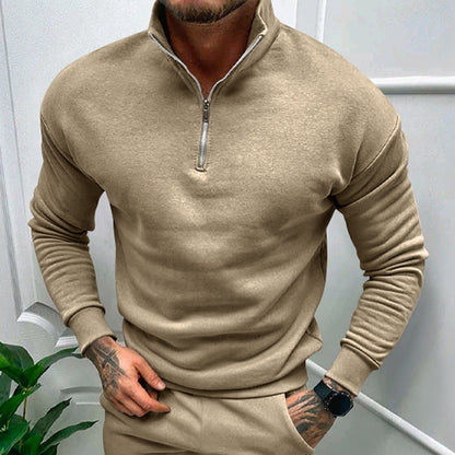 Leon | Lässiger Pullover für Herren mit Stehkragen 5