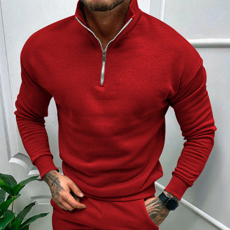 Leon | Lässiger Pullover für Herren mit Stehkragen 9