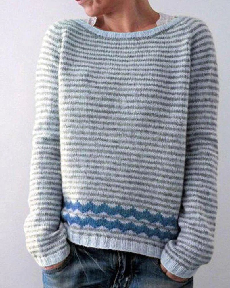Lina | Farbenfroher Strickpullover für Damen winter 1