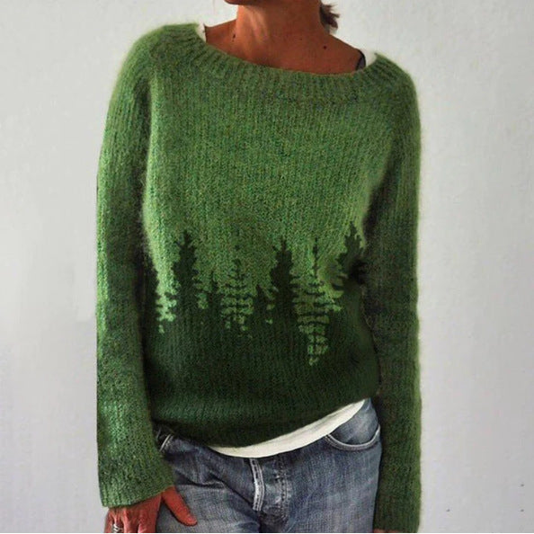 Lina | Farbenfroher Strickpullover für Damen winter 2