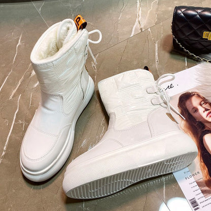 Lina | Warme Winterstiefel für Damen Schnürung 1