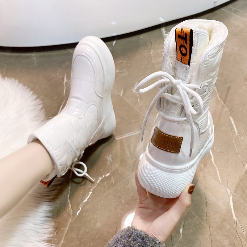 Lina | Warme Winterstiefel für Damen Schnürung 4